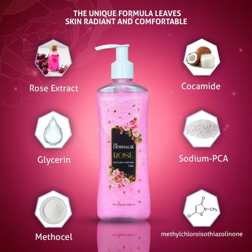 The Dermalix Rose Soothing Shower Gel 250ml	
